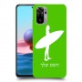 גלישה כיסוי מגן קשיח בעיצוב אישי עם השם שלך ל Xiaomi Redmi Note 10 יחידה אחת סקרין מובייל