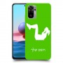 אימון ספורט - אישה כיסוי מגן קשיח בעיצוב אישי עם השם שלך ל Xiaomi Redmi Note 10 יחידה אחת סקרין מובייל