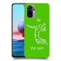 שחקן כדורעף כיסוי מגן קשיח בעיצוב אישי עם השם שלך ל Xiaomi Redmi Note 10 יחידה אחת סקרין מובייל