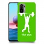הרמת משקולות כיסוי מגן קשיח בעיצוב אישי עם השם שלך ל Xiaomi Redmi Note 10 יחידה אחת סקרין מובייל