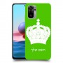 כתר מלכותי כיסוי מגן קשיח בעיצוב אישי עם השם שלך ל Xiaomi Redmi Note 10 יחידה אחת סקרין מובייל