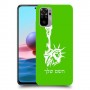 פסל החירות כיסוי מגן קשיח בעיצוב אישי עם השם שלך ל Xiaomi Redmi Note 10 יחידה אחת סקרין מובייל
