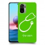 רופא סטטוסקופ כיסוי מגן קשיח בעיצוב אישי עם השם שלך ל Xiaomi Redmi Note 10 יחידה אחת סקרין מובייל