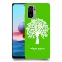 עץ כיסוי מגן קשיח בעיצוב אישי עם השם שלך ל Xiaomi Redmi Note 10 יחידה אחת סקרין מובייל