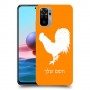 תרנגול כיסוי מגן קשיח בעיצוב אישי עם השם שלך ל Xiaomi Redmi Note 10 יחידה אחת סקרין מובייל