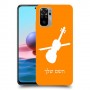 כינור כיסוי מגן קשיח בעיצוב אישי עם השם שלך ל Xiaomi Redmi Note 10 יחידה אחת סקרין מובייל