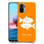 דגים כיסוי מגן קשיח בעיצוב אישי עם השם שלך ל Xiaomi Redmi Note 10 יחידה אחת סקרין מובייל