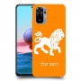 אריה כיסוי מגן קשיח בעיצוב אישי עם השם שלך ל Xiaomi Redmi Note 10 יחידה אחת סקרין מובייל