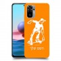 ילד סקייטבורד כיסוי מגן קשיח בעיצוב אישי עם השם שלך ל Xiaomi Redmi Note 10 יחידה אחת סקרין מובייל