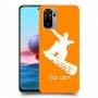 סנובורד כיסוי מגן קשיח בעיצוב אישי עם השם שלך ל Xiaomi Redmi Note 10 יחידה אחת סקרין מובייל