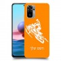 אופנוע שלג כיסוי מגן קשיח בעיצוב אישי עם השם שלך ל Xiaomi Redmi Note 10 יחידה אחת סקרין מובייל