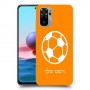 כדורגל - כדור כיסוי מגן קשיח בעיצוב אישי עם השם שלך ל Xiaomi Redmi Note 10 יחידה אחת סקרין מובייל