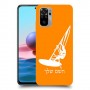 גלישת מפרש כיסוי מגן קשיח בעיצוב אישי עם השם שלך ל Xiaomi Redmi Note 10 יחידה אחת סקרין מובייל