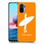 גלישה כיסוי מגן קשיח בעיצוב אישי עם השם שלך ל Xiaomi Redmi Note 10 יחידה אחת סקרין מובייל