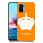 כתר מלכותי כיסוי מגן קשיח בעיצוב אישי עם השם שלך ל Xiaomi Redmi Note 10 יחידה אחת סקרין מובייל