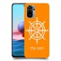 הגה - קפטן - ים כיסוי מגן קשיח בעיצוב אישי עם השם שלך ל Xiaomi Redmi Note 10 יחידה אחת סקרין מובייל