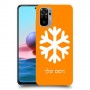 שלג כיסוי מגן קשיח בעיצוב אישי עם השם שלך ל Xiaomi Redmi Note 10 יחידה אחת סקרין מובייל