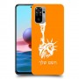 פסל החירות כיסוי מגן קשיח בעיצוב אישי עם השם שלך ל Xiaomi Redmi Note 10 יחידה אחת סקרין מובייל