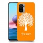 עץ כיסוי מגן קשיח בעיצוב אישי עם השם שלך ל Xiaomi Redmi Note 10 יחידה אחת סקרין מובייל
