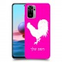 תרנגול כיסוי מגן קשיח בעיצוב אישי עם השם שלך ל Xiaomi Redmi Note 10 יחידה אחת סקרין מובייל