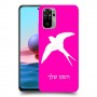 ציפור לבלוע כיסוי מגן קשיח בעיצוב אישי עם השם שלך ל Xiaomi Redmi Note 10 יחידה אחת סקרין מובייל