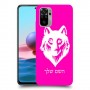 זאב כיסוי מגן קשיח בעיצוב אישי עם השם שלך ל Xiaomi Redmi Note 10 יחידה אחת סקרין מובייל