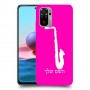 סקספון כיסוי מגן קשיח בעיצוב אישי עם השם שלך ל Xiaomi Redmi Note 10 יחידה אחת סקרין מובייל