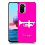 חצוצרה כיסוי מגן קשיח בעיצוב אישי עם השם שלך ל Xiaomi Redmi Note 10 יחידה אחת סקרין מובייל