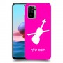 כינור כיסוי מגן קשיח בעיצוב אישי עם השם שלך ל Xiaomi Redmi Note 10 יחידה אחת סקרין מובייל