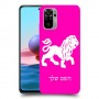 אריה כיסוי מגן קשיח בעיצוב אישי עם השם שלך ל Xiaomi Redmi Note 10 יחידה אחת סקרין מובייל