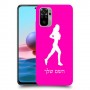 ג'וגלין - אישה כיסוי מגן קשיח בעיצוב אישי עם השם שלך ל Xiaomi Redmi Note 10 יחידה אחת סקרין מובייל