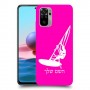 גלישת מפרש כיסוי מגן קשיח בעיצוב אישי עם השם שלך ל Xiaomi Redmi Note 10 יחידה אחת סקרין מובייל