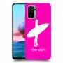 גלישה כיסוי מגן קשיח בעיצוב אישי עם השם שלך ל Xiaomi Redmi Note 10 יחידה אחת סקרין מובייל
