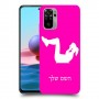 אימון ספורט - אישה כיסוי מגן קשיח בעיצוב אישי עם השם שלך ל Xiaomi Redmi Note 10 יחידה אחת סקרין מובייל