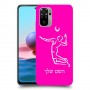 שחקן כדורעף כיסוי מגן קשיח בעיצוב אישי עם השם שלך ל Xiaomi Redmi Note 10 יחידה אחת סקרין מובייל
