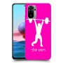 הרמת משקולות כיסוי מגן קשיח בעיצוב אישי עם השם שלך ל Xiaomi Redmi Note 10 יחידה אחת סקרין מובייל