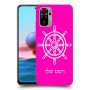 הגה - קפטן - ים כיסוי מגן קשיח בעיצוב אישי עם השם שלך ל Xiaomi Redmi Note 10 יחידה אחת סקרין מובייל