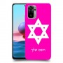 מגן דוד - ישראל כיסוי מגן קשיח בעיצוב אישי עם השם שלך ל Xiaomi Redmi Note 10 יחידה אחת סקרין מובייל
