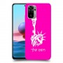 פסל החירות כיסוי מגן קשיח בעיצוב אישי עם השם שלך ל Xiaomi Redmi Note 10 יחידה אחת סקרין מובייל