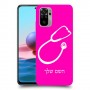 רופא סטטוסקופ כיסוי מגן קשיח בעיצוב אישי עם השם שלך ל Xiaomi Redmi Note 10 יחידה אחת סקרין מובייל