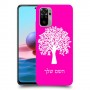 עץ כיסוי מגן קשיח בעיצוב אישי עם השם שלך ל Xiaomi Redmi Note 10 יחידה אחת סקרין מובייל