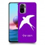 ציפור לבלוע כיסוי מגן קשיח בעיצוב אישי עם השם שלך ל Xiaomi Redmi Note 10 יחידה אחת סקרין מובייל