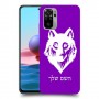זאב כיסוי מגן קשיח בעיצוב אישי עם השם שלך ל Xiaomi Redmi Note 10 יחידה אחת סקרין מובייל