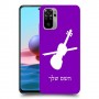 כינור כיסוי מגן קשיח בעיצוב אישי עם השם שלך ל Xiaomi Redmi Note 10 יחידה אחת סקרין מובייל