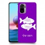 דגים כיסוי מגן קשיח בעיצוב אישי עם השם שלך ל Xiaomi Redmi Note 10 יחידה אחת סקרין מובייל