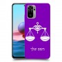 מאזניים כיסוי מגן קשיח בעיצוב אישי עם השם שלך ל Xiaomi Redmi Note 10 יחידה אחת סקרין מובייל