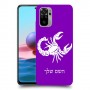 עקרב כיסוי מגן קשיח בעיצוב אישי עם השם שלך ל Xiaomi Redmi Note 10 יחידה אחת סקרין מובייל