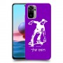 ילד סקייטבורד כיסוי מגן קשיח בעיצוב אישי עם השם שלך ל Xiaomi Redmi Note 10 יחידה אחת סקרין מובייל