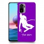 סקִי כיסוי מגן קשיח בעיצוב אישי עם השם שלך ל Xiaomi Redmi Note 10 יחידה אחת סקרין מובייל