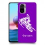 אופנוע שלג כיסוי מגן קשיח בעיצוב אישי עם השם שלך ל Xiaomi Redmi Note 10 יחידה אחת סקרין מובייל